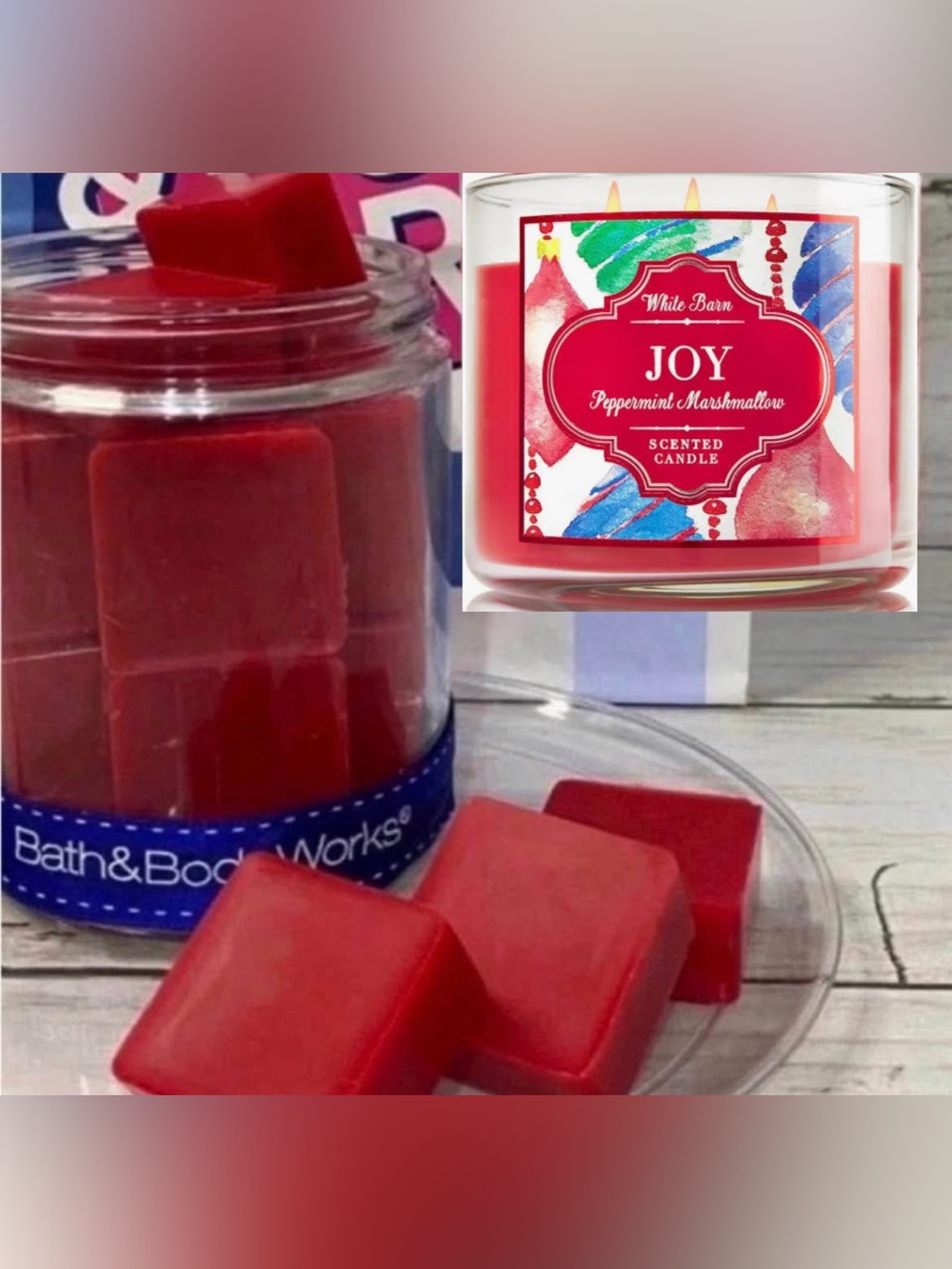 ⭐️4 for $16⭐️ Bath & Body Works Joy: Peppermint Marshmallow Wax Melts